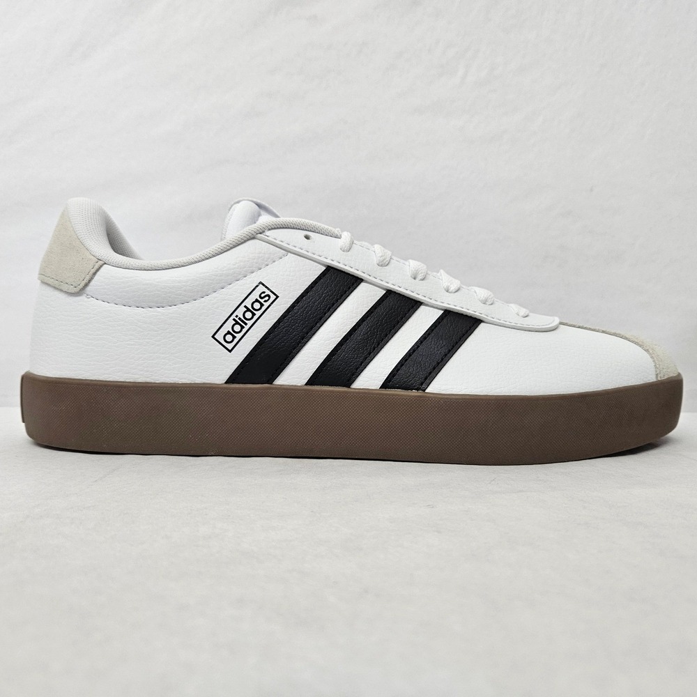 Adidas VL Court 3.0 Skateboarding Shoes ID6285 White Core Black Men's Size 10.5 - Picture 11 of 11